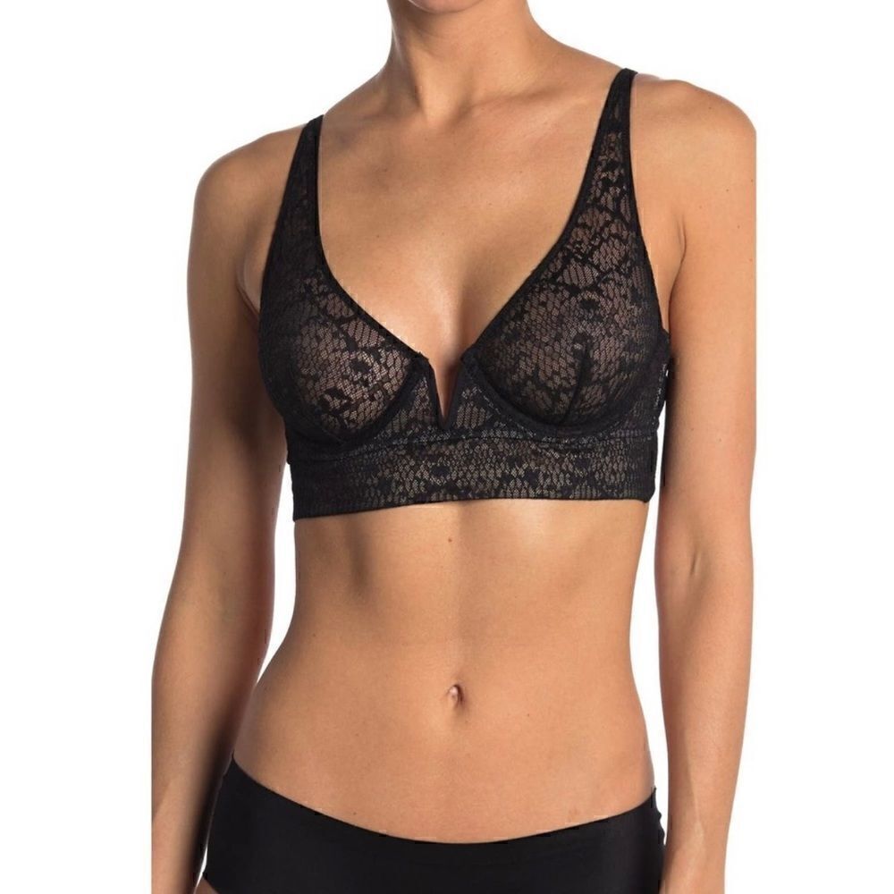 Free People Tameeka Underwire Bra Black XS